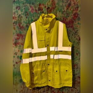 Yellow Reflective Safety Jacket